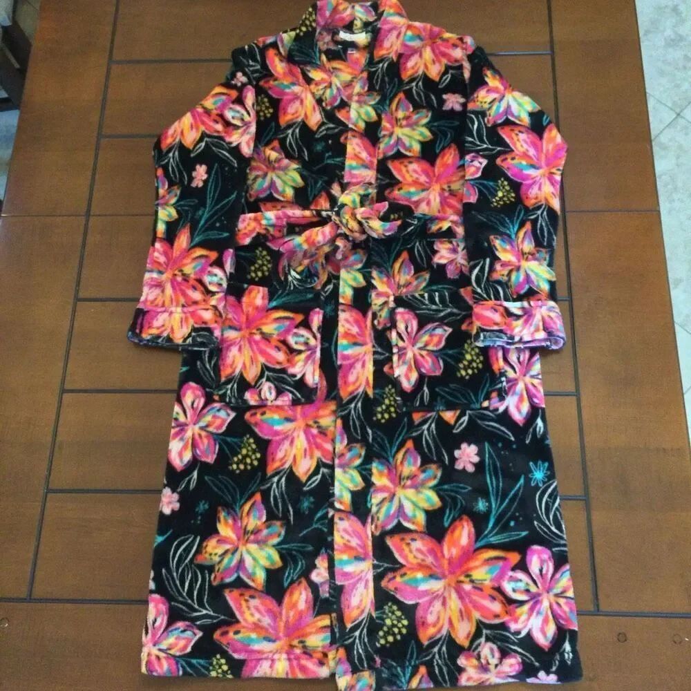 Anthropologie Etta Vee Berkshire floral robe medium